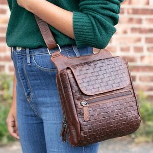 Jack Georges Woven Slim Bag